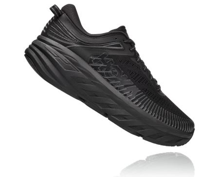 Hoka One One Bondi 7 - Sapatos Ortopédicos Mulher Pretas / Pretas | PT-lku96HK